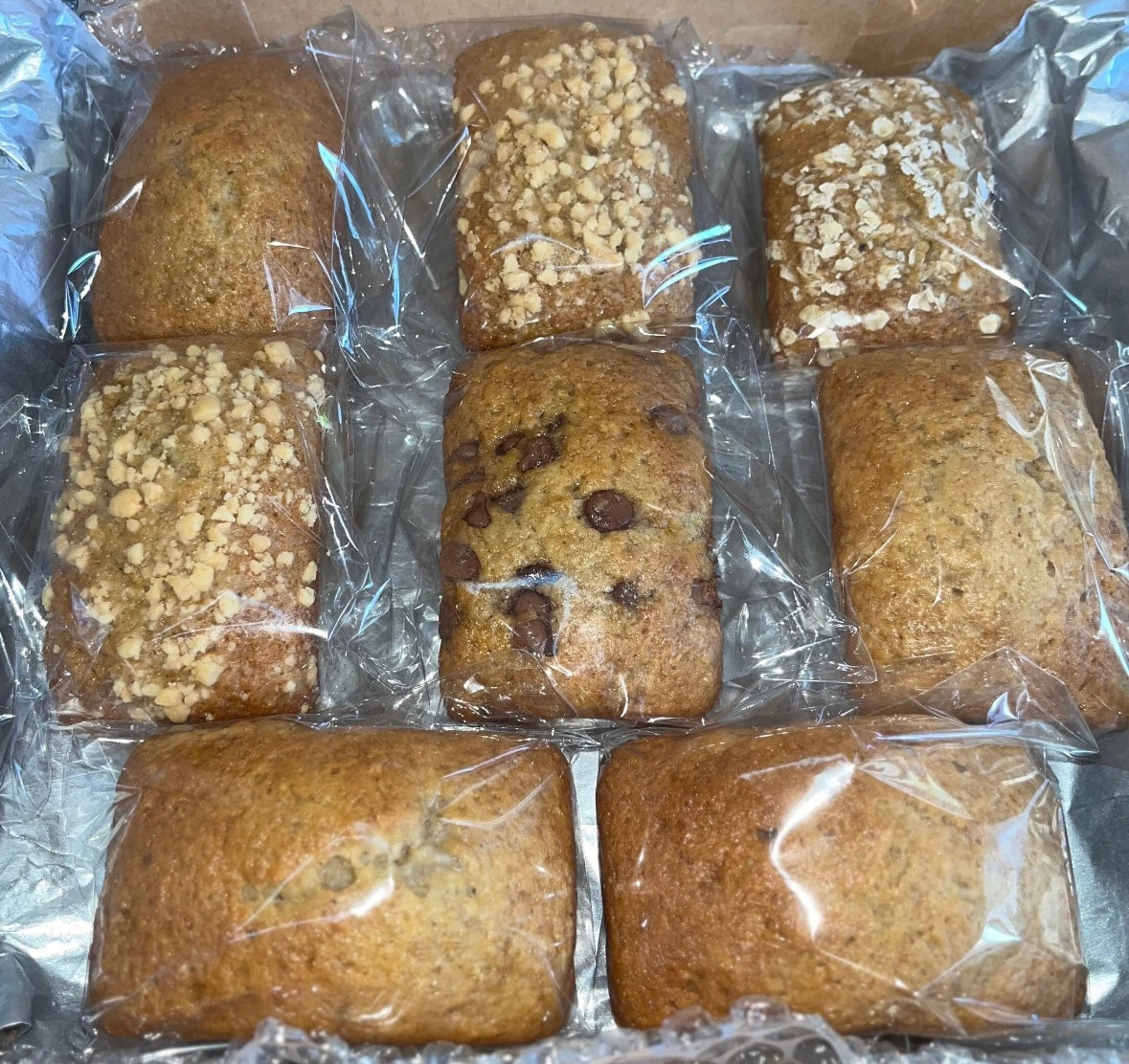 Mini Caribbean Banana Bread Loaf - Box of 8