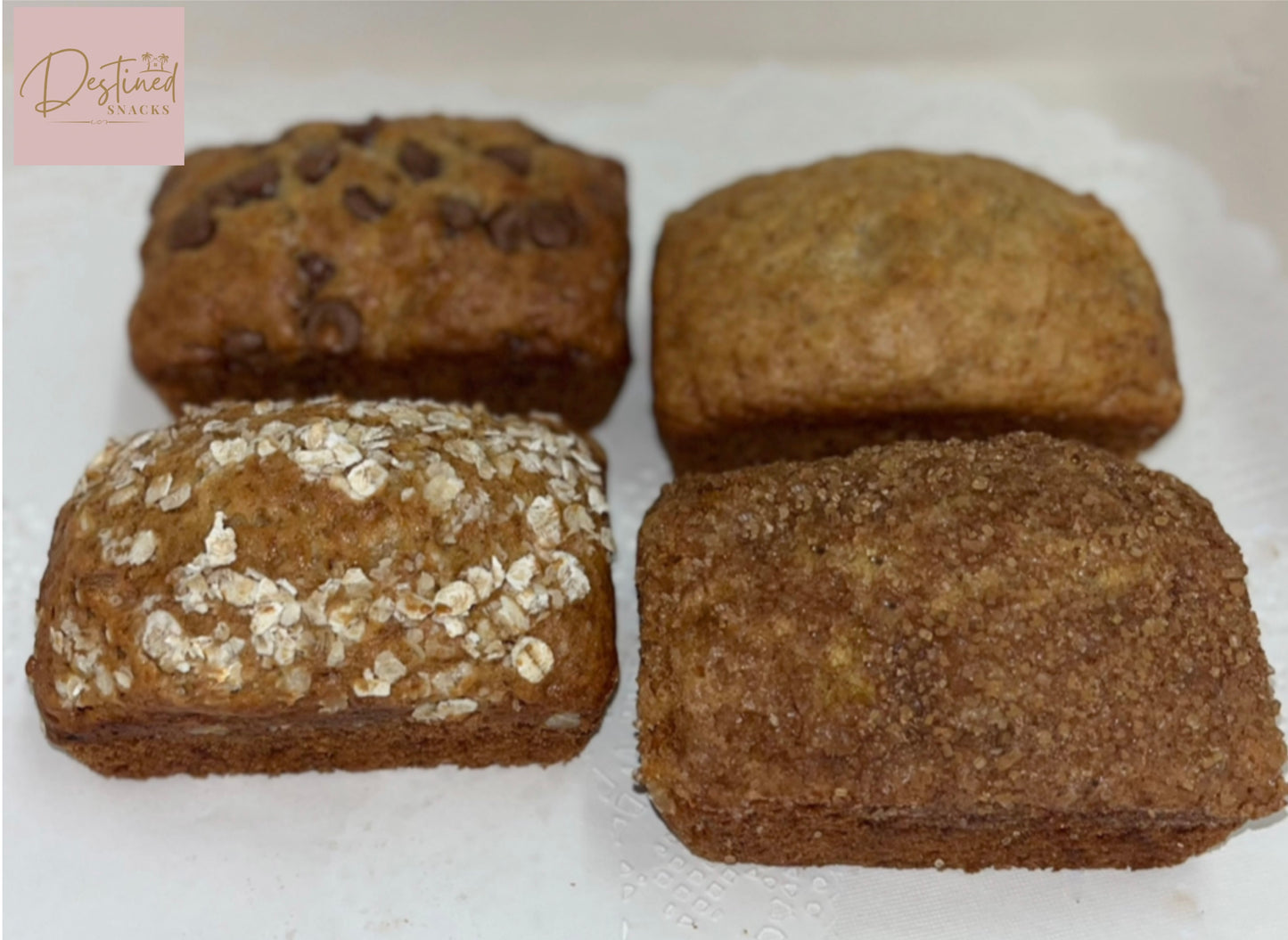 Mini Caribbean Banana Bread Loaf - Box of 4